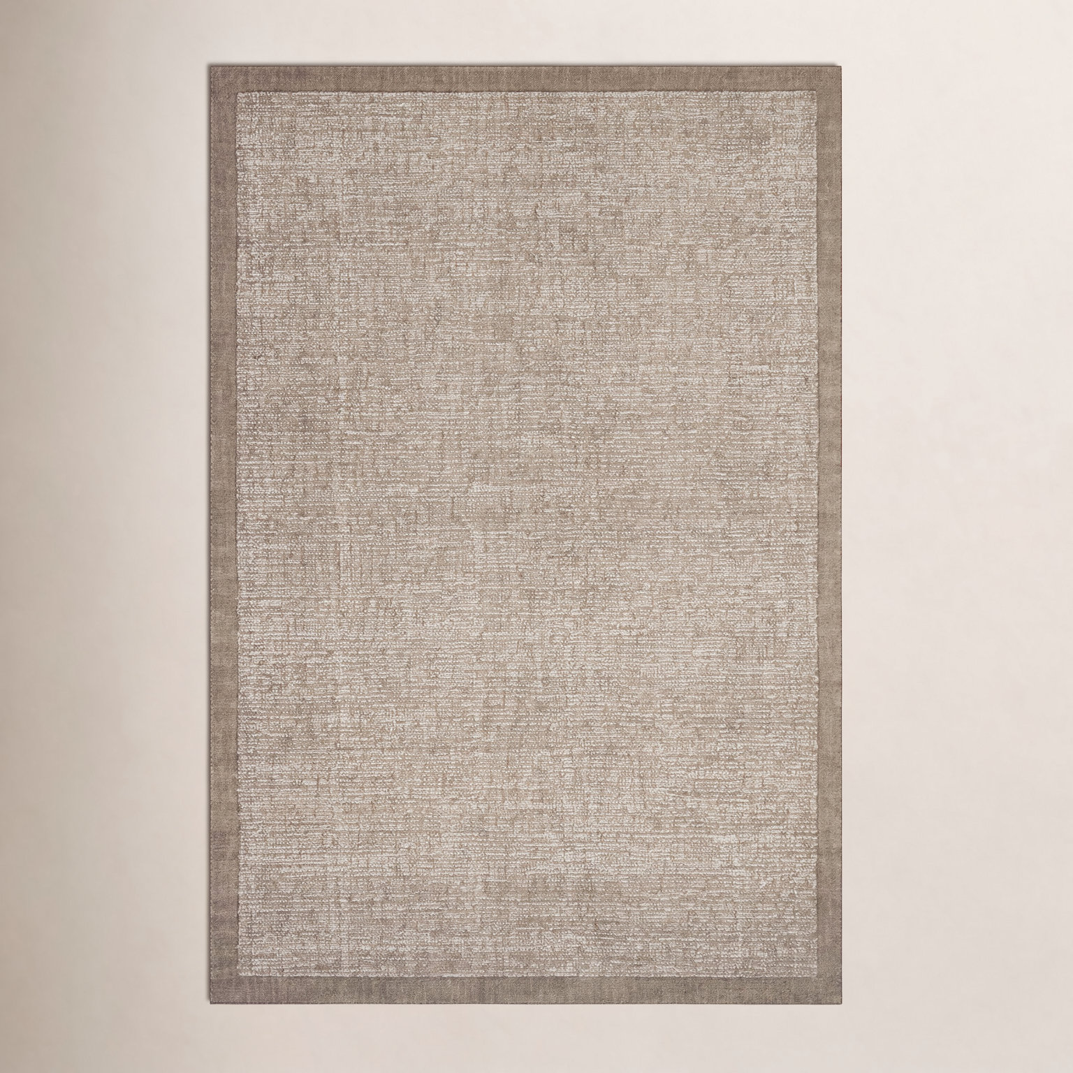 Henley Ivory / Brown Area Rug, Rectangle 8'6" x 11'6"