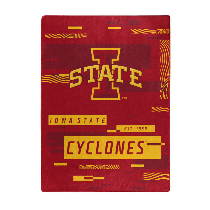 Throw Blanket, Red/Yellow, Iowa State Cyclones