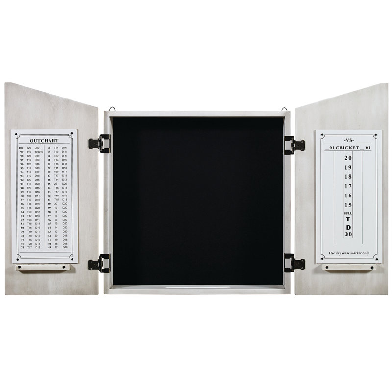 Armoire à fléchettes, Blanc