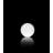Jut Bubbles Matte Ice White Plug-In LED Outdoor Table Lamp-49037306