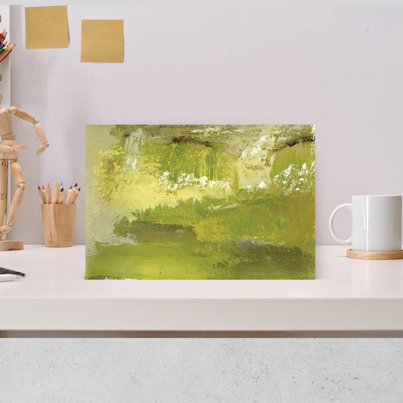 Chartreuse Clearing by Breanna Megan Studio - Wrapped Canvas Print, 45.72 cm H x 30.48 cm W