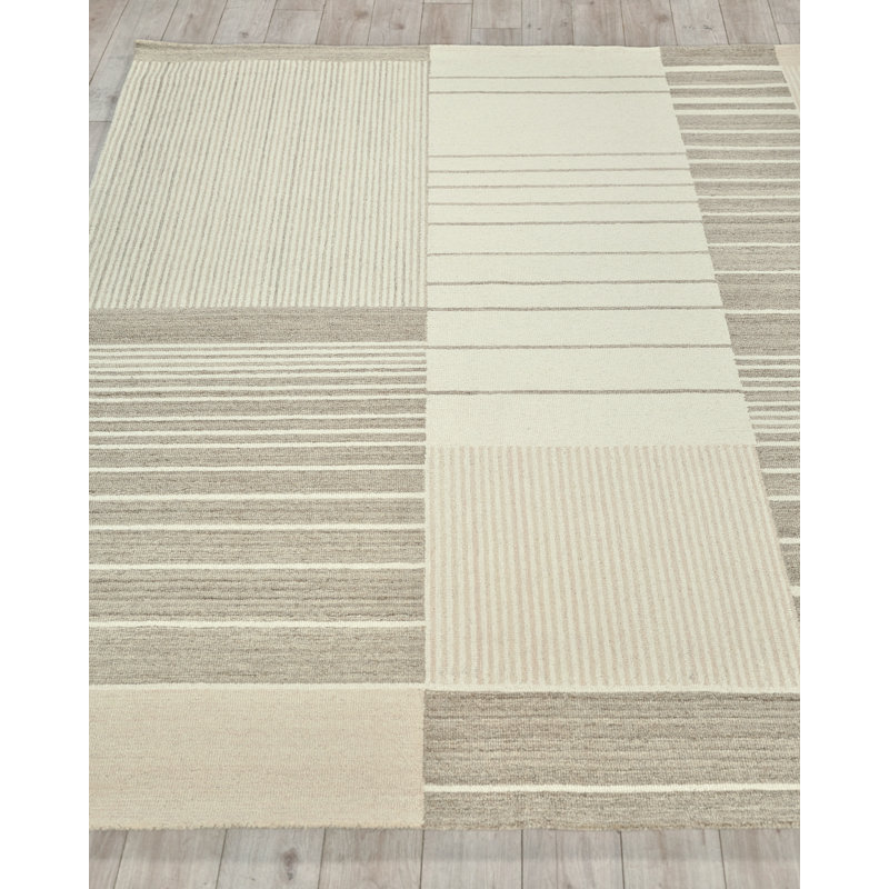 Castine Handmade Geometric Area Rug, Rectangle 10' x 14'