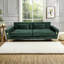 Velours de luxe 2 avec décorations dorées - Canapé moderne pour le salon et le bureau avec accessoires dorés à la mode-14830236-14830233-14830232
