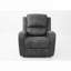 Fauteuil inclinable manuel en cuir synthétique-2003972491
