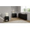 Ensemble de chambre à coucher 3 pièces Clanton, noir