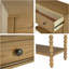 Commode d'appoint 2 tiroirs Naturel Voir ci-dessous