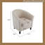 Fauteuil d'appoint rayé à rayures