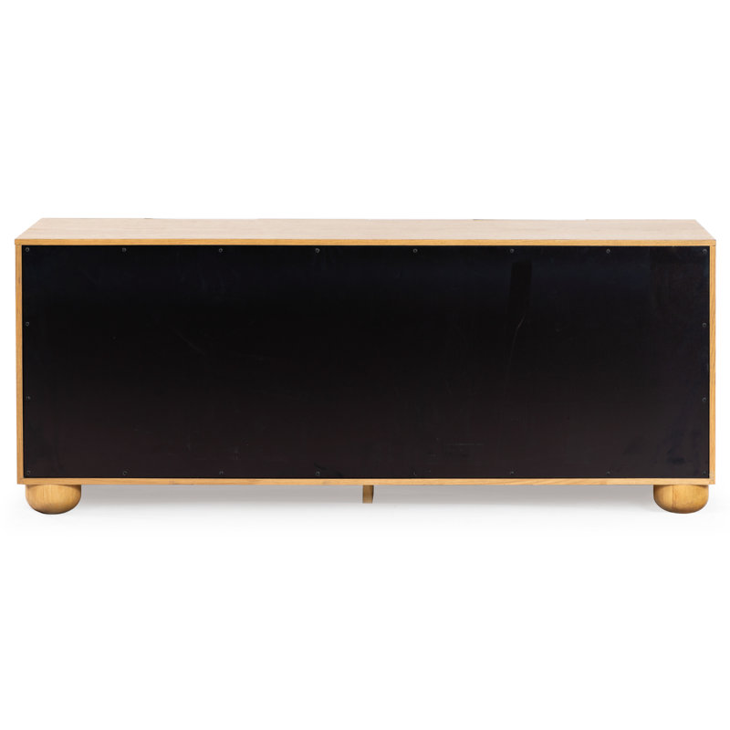 Beethoven Wood 6 Drawer Dresser, Natural