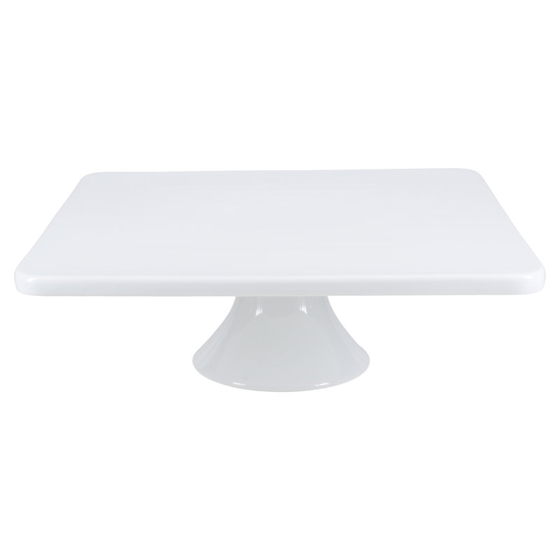 BIA Cordon Bleu Porcelain 11" Square Pedestal Cake Stand