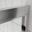 Porte de douche/baignoire coulissante double Fusion 56''-60''L x 57''H, encadrée, en nickel brossé avec verre clair 5/16''-97178881