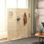 Cloison d'intimité pour bureau à domicile - Écran naturel en bois de 4,7 pi de hauteur pour couloir