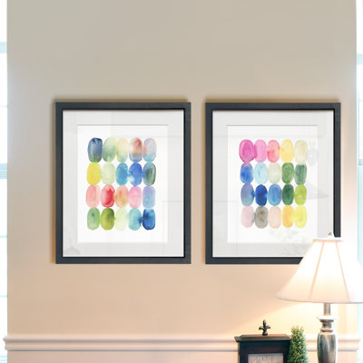 " Color Melt I " 2 - Pieces Painting Print
