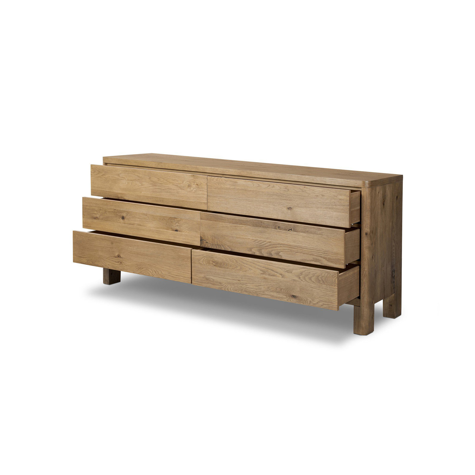 Talullah Noeline 6 Drawer Dresser, Worn Oak