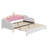 Twin Size Extending Princess Daybed: Modern Upholstered Design + Crown Headboard & LED Lights-1390843599