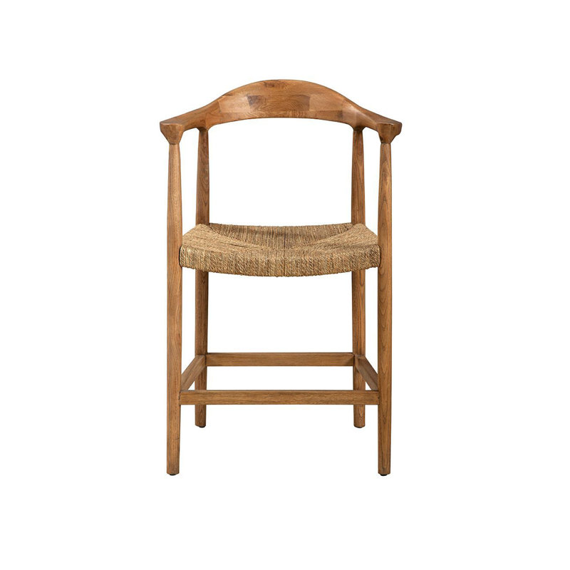 Abraham 39" Tall Counter Stool, Natural
