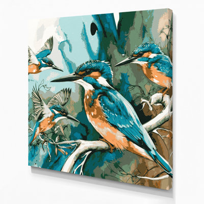 Art mural sur toile beige