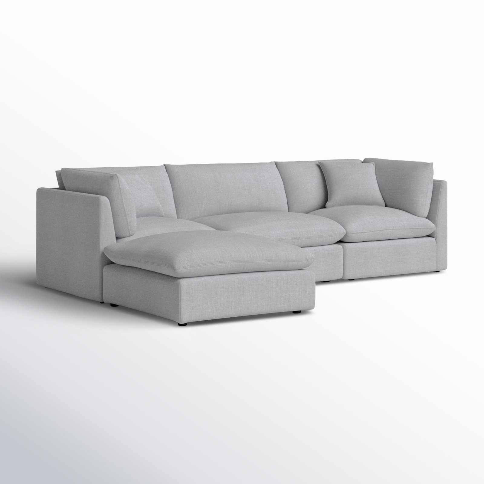 Annabella Sectional, Effie Gray Performance Weave