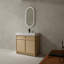 Meuble-lavabo autoportant avec lavabo en résine