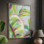 Impression encadrée Bright Tropical Abstraction III - bois massif-1225997303