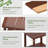 Outdoor Side Table 2 Tier Outdoor Table For Adirondack Side Tables For Outside Or Indoor Bamboo End Table For Pool Porch Weather Resistant Easy Maintenance-119291016