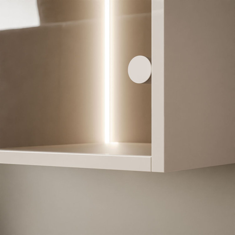 CARMEN wall-mounted display cabinet with LED lightin