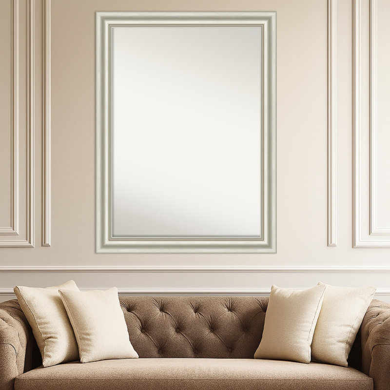 Miroir mural Sophia, Argent argent, 32,5 po x 43,5 po