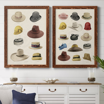 " Hats II " 2 - Pieces