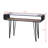 Aaron 47.2'' Glass Top Console Table