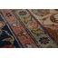 Tapis traditionnel pré-1900 à teinture végétale 10 x 13