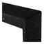 Console courbée avec rangement, table d'entrée en bois avec 2 tiroirs, console rustique de style campagnard pour entrée, couloir, salon, noir vieilli-633005858