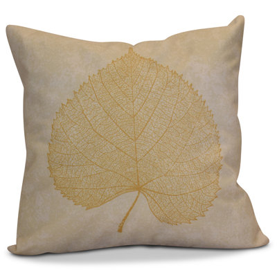 Flipping For Fall Floral Reversible Throw Pillow