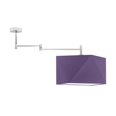 Demarie Fabric Semi Flush Mount