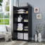 Armoire de rangement noire Hopkins 30 po (7 tablettes)-120476776