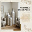 Vases et bocaux de salon, combinant cadre en métal argenté classique et métal argenté 19,69