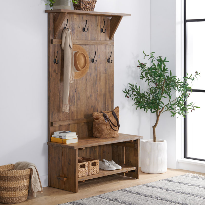 Arbre d'entrée en bois d'acacia Bethel - 70 po
