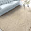 Geometric Area Rug in Light Brown/Cream-282291429