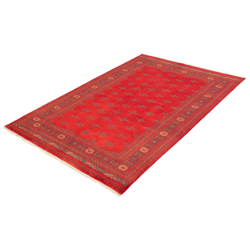 Tapis rouge 6 pi 7 po x 9 pi 10 po Finha Peshawar Bokhara