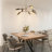 Lakendria Sputnik Modern Linear Chandelier with Adjustable Arms-114915835