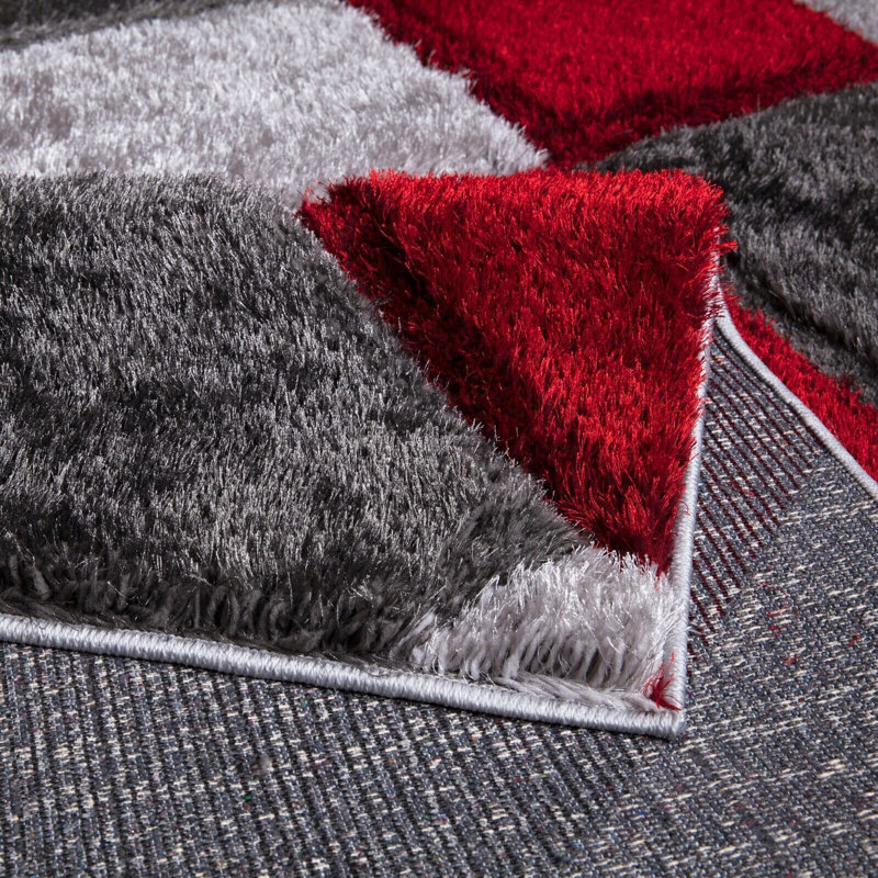 Faustino Geometric Area Rug, Rectangle 80 x 150cm, Polypropylene