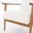 Mid Century Modern Solid Wood Armchair-126018244