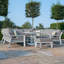 Bridgesjr U-Shaped Aluminium Sofa Set - with Rising Table-445681683-445860433