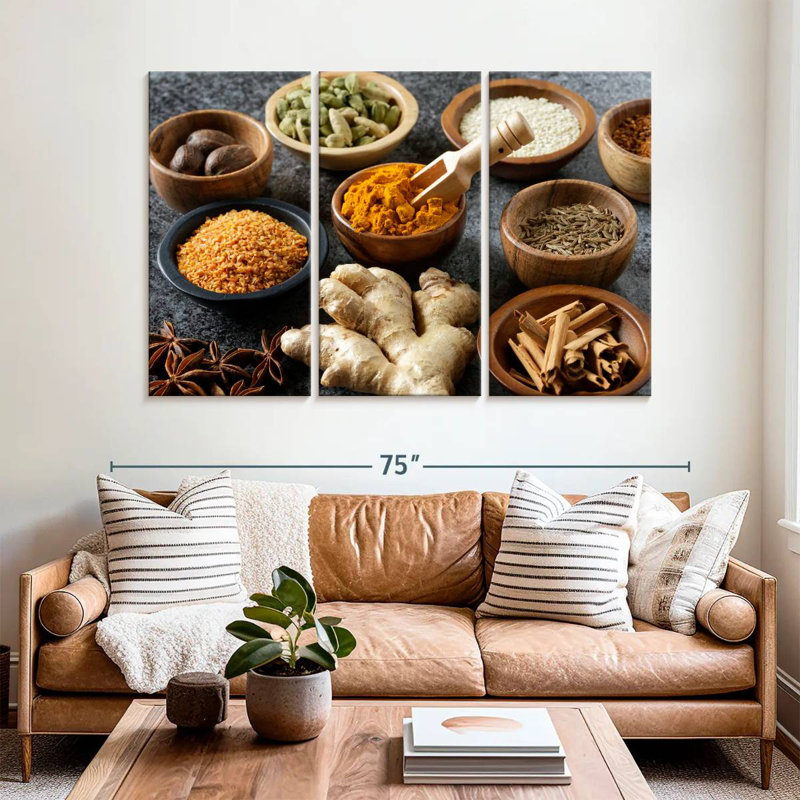 Yarlin African Cooking Spices, 42" H x 65" W