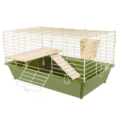 Ciresila Rabbit & Guinea Pig Cage with Hay Feeder, Bottle & Bowl Tucker Murphy Pet Size: 20.5 H x 17.5 W x 29 D