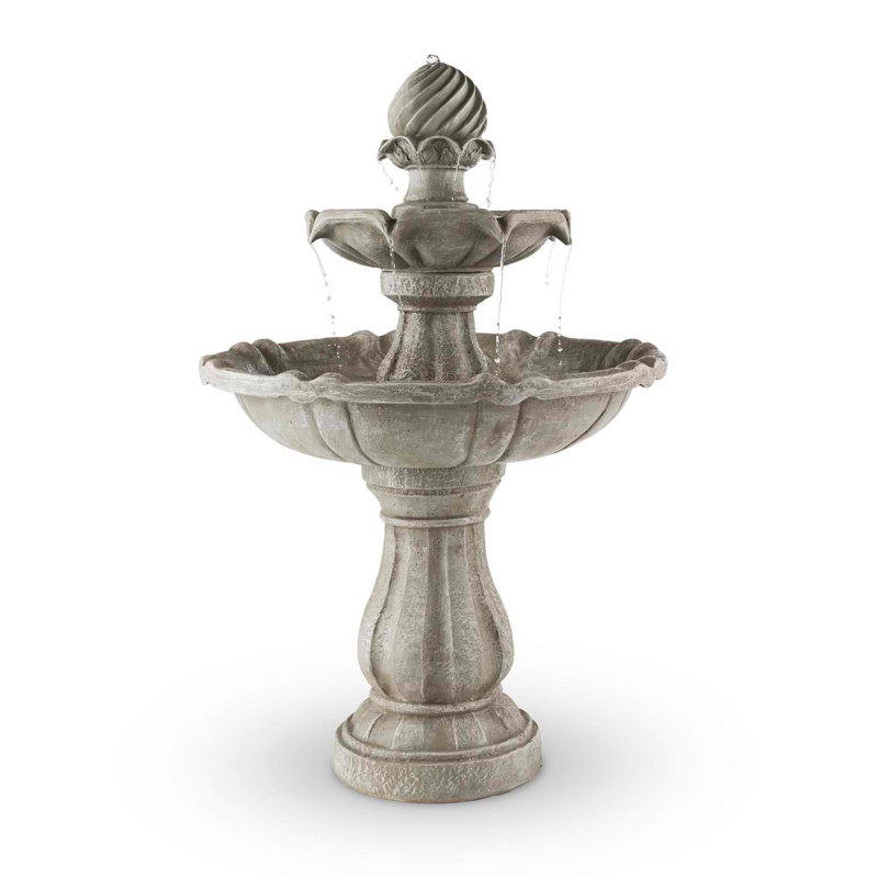 Outdoor Acrylic Weather Resistant Birdbath Fountain