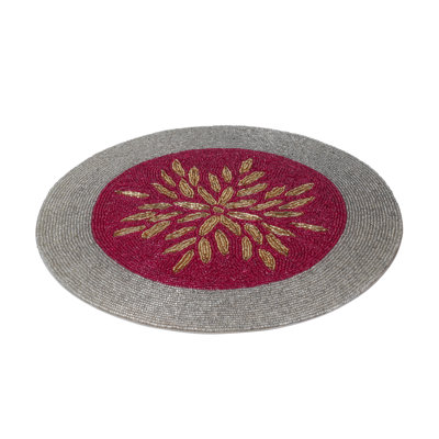 Napperon en perles artisanales