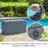 100 Gallon Indoor Outdoor Lockable Storage Box, Large Water Resistant Resin Deck Box-125522459