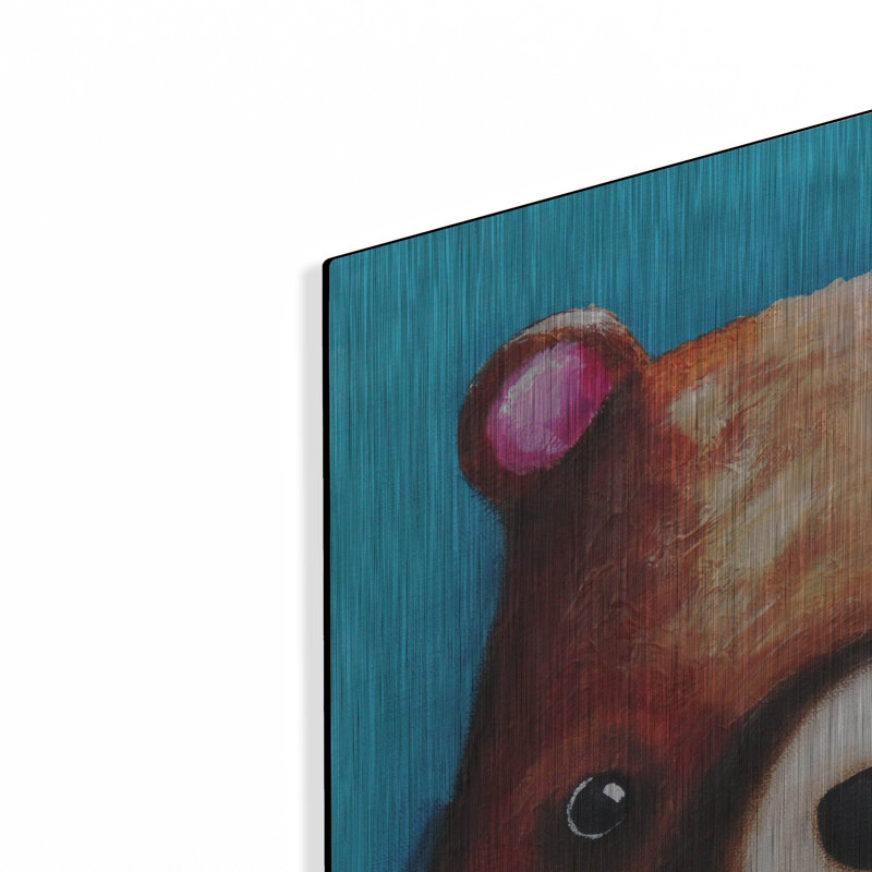 «L'ours brun» par Lucia Stewart, H 24 po x l 24 po