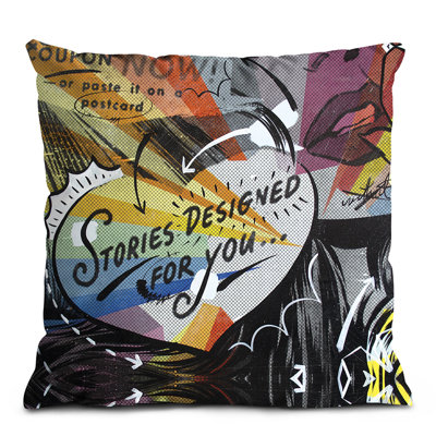 Merlin Square Pillow Cover