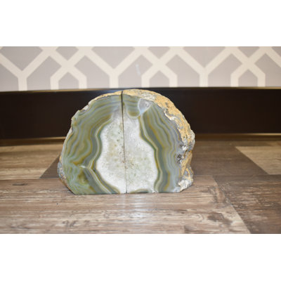 Evelynn Agate / Geode Non-Skid Bookends