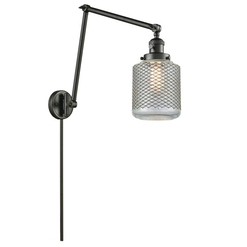 Iyana Swing Arm Sconce, 60 Watt Vintage Incandescent Bulb, Oil Rubbed Bronze